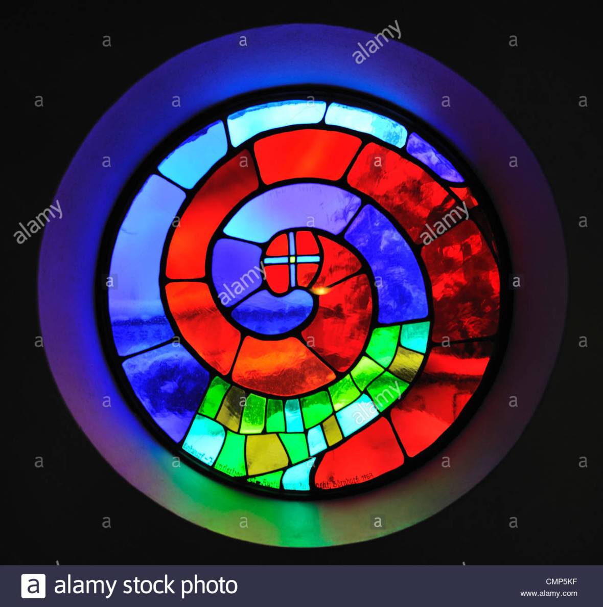 Hundertwasser Stained Glass